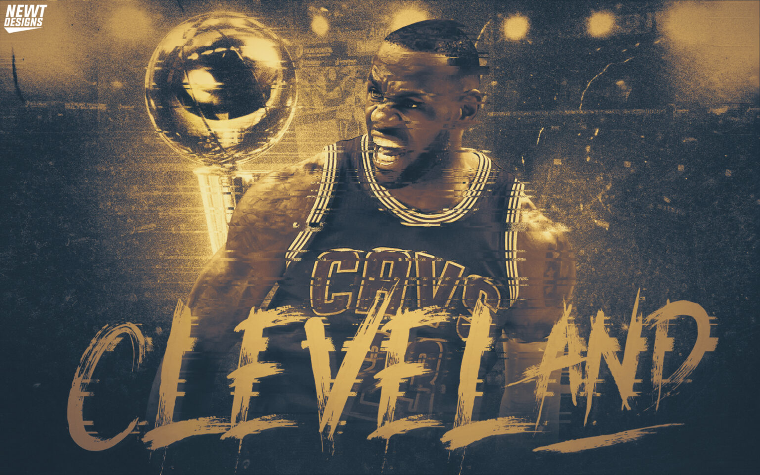 In the 2016 NBA Playoffs, LeBron James led the Cleveland Cavaliers to an NBA Championship