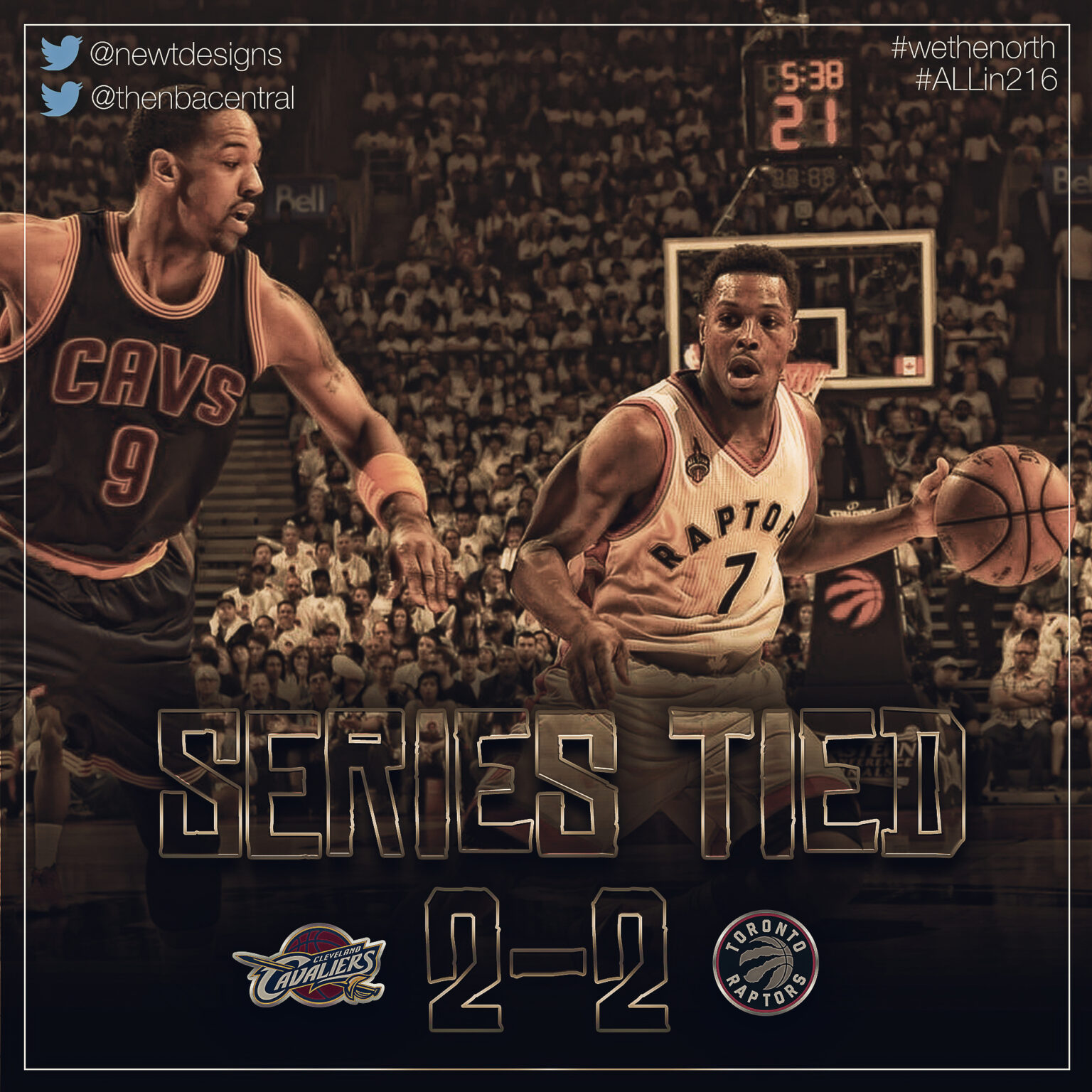 Raptors Cavs Game 4 Graphic