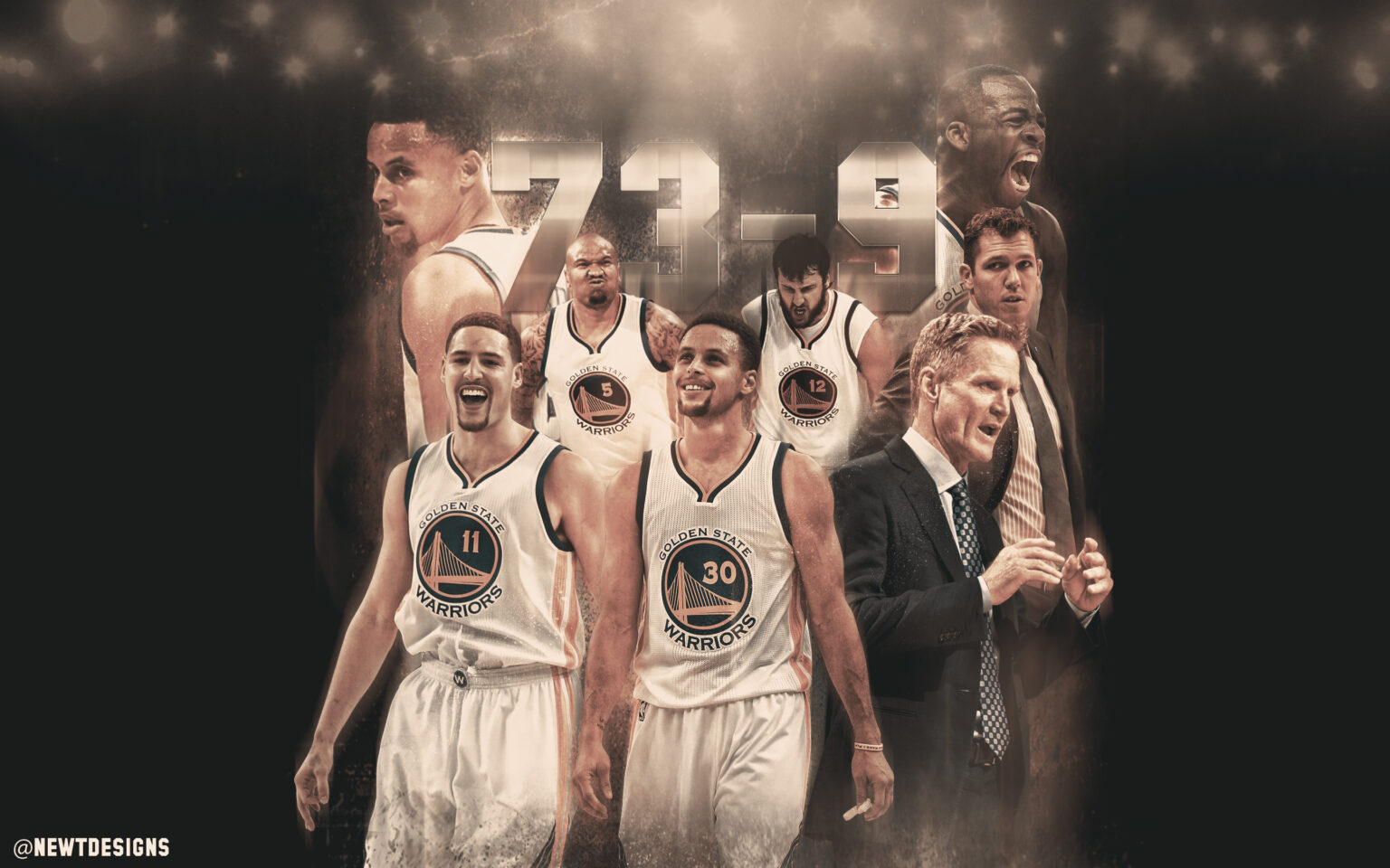 In the 2016 NBA season, The Golden State Warriors broke the record for the most wins in a season with 73 wins.